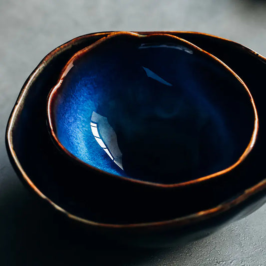 Creative Irregular Ceramic Deep Bowl