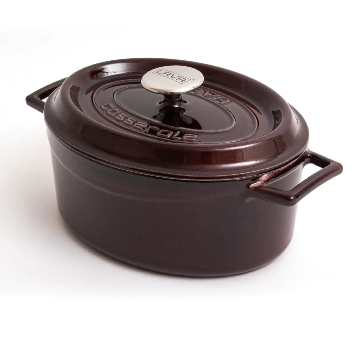 LAVA Premium Oval Cast Iron Dutch Oven 21x27 cm